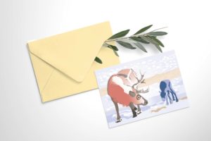 carte postale rennes
