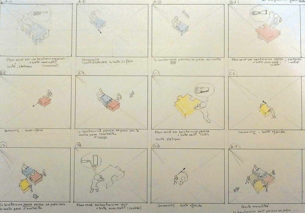 exemple de storyboard